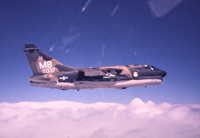 A-7D Inflight