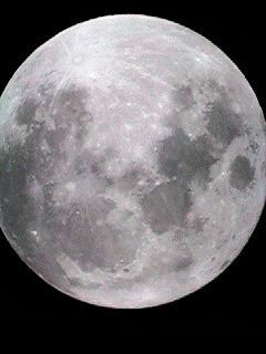 Image: Moon with #8, Light Yellow Filter