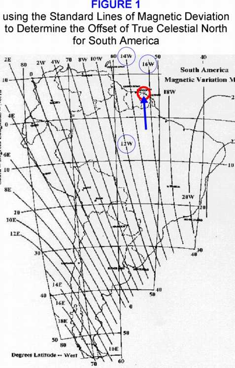 magnetic variation chart