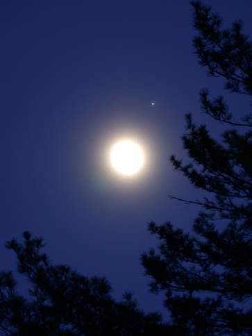 Moon and Jupiter