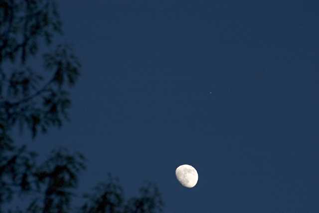 Moon and Jupiter