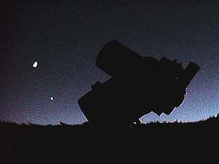 Image: Crescent Moon, Venus, and ETX