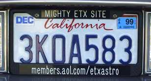 Image: ETX License Plate Frame