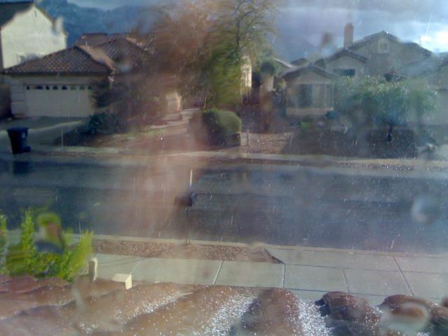 February Hail Storm in Oro Valley