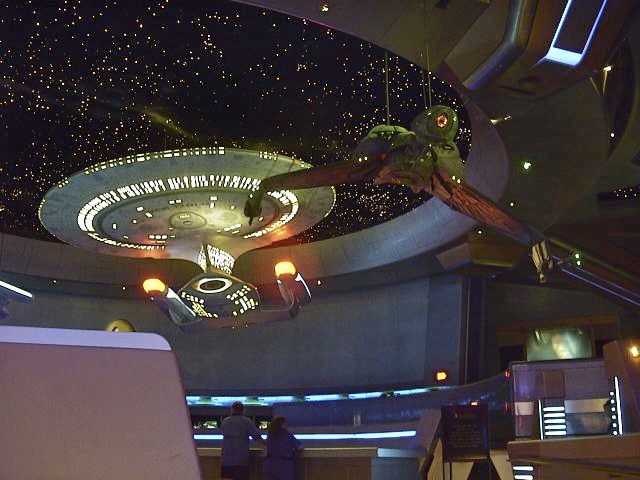 Enterprise & Klingon Ship